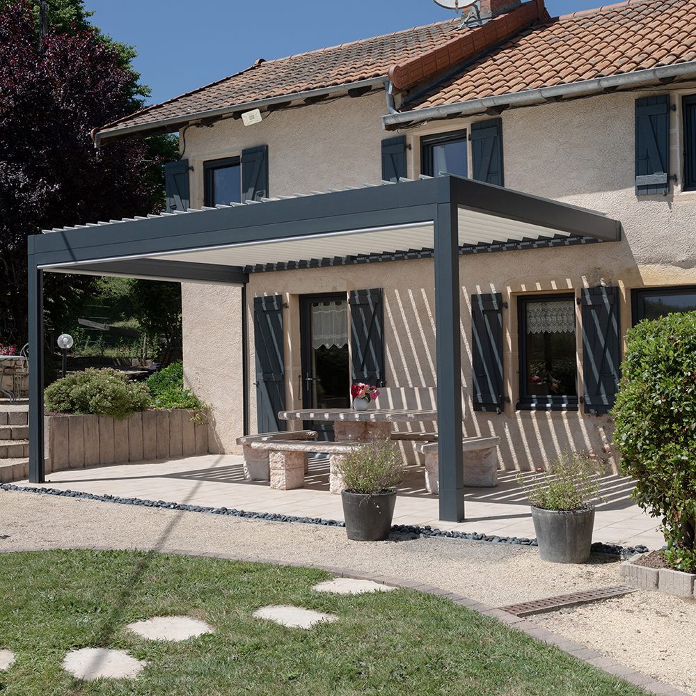 Bioclimatique adossée iPergola