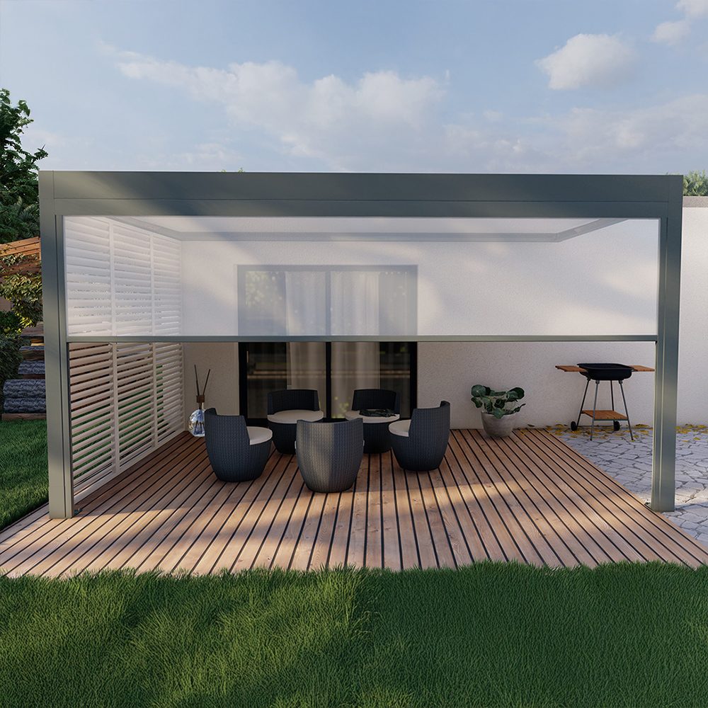 Toiture fixe adossée iPergola